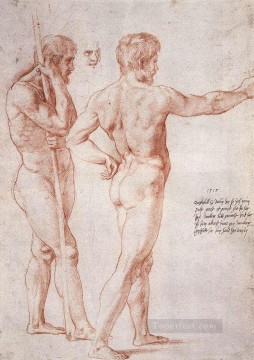 Desnudo Painting - Maestro de estudio desnudo Raphael